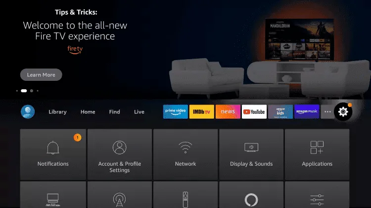 Installation IPTV Prime Fire Stick - Étape 7